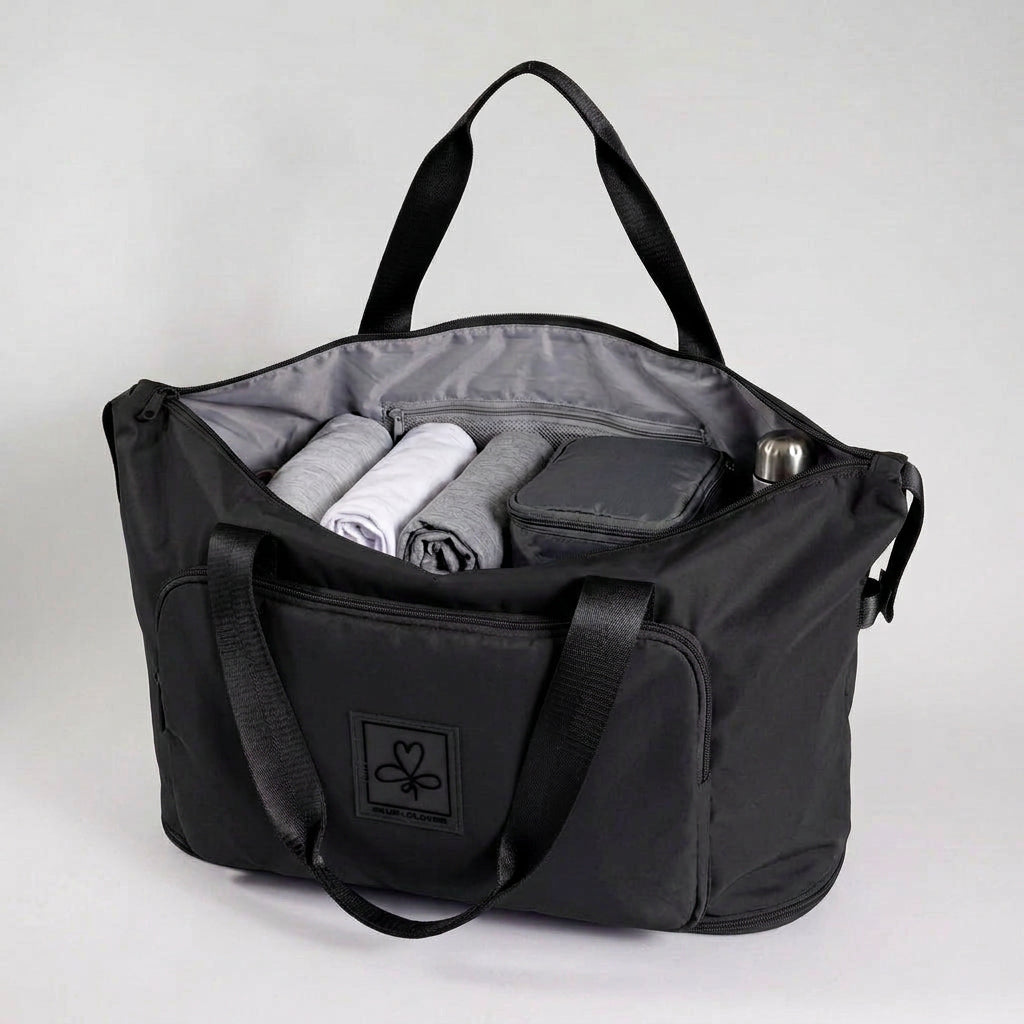Bolso-BlueClover-Viaje-Negro-Lleno