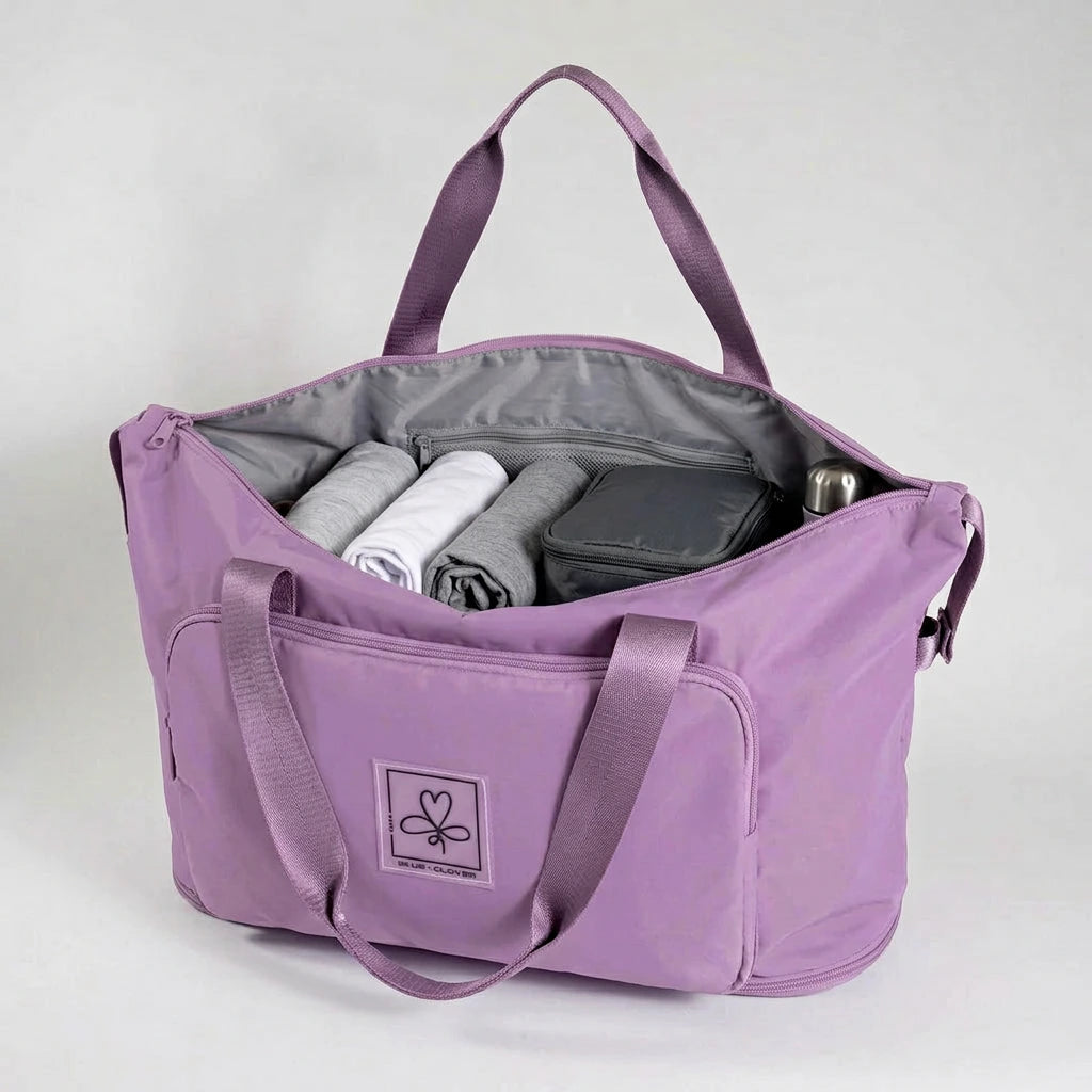Bolso-BlueClover-Viaje-Purpura-Lleno
