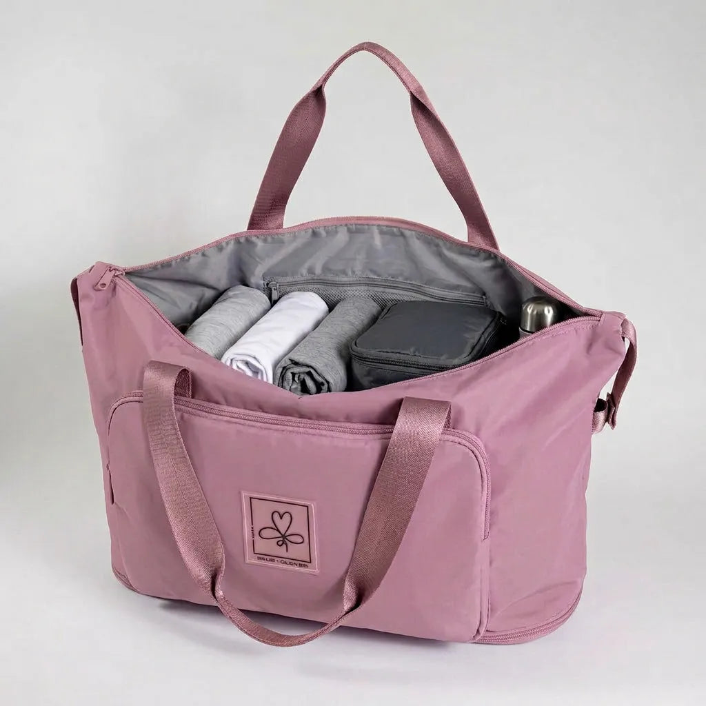 Bolso-BlueClover-Viaje-Rosa-Lleno